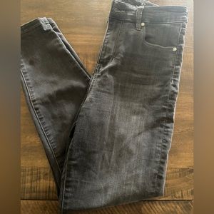 Liverpool High Rise Ankle Jeans Womens 8 Black